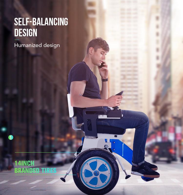 Airwheel A6S lightweight balance wheelchair.