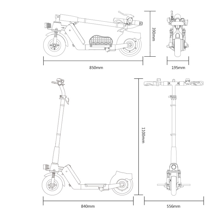 foldable electric scooter