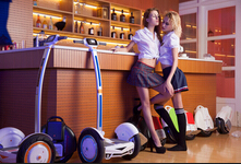 Monociclo elettrico Airwheel prende qualche pestaggio.