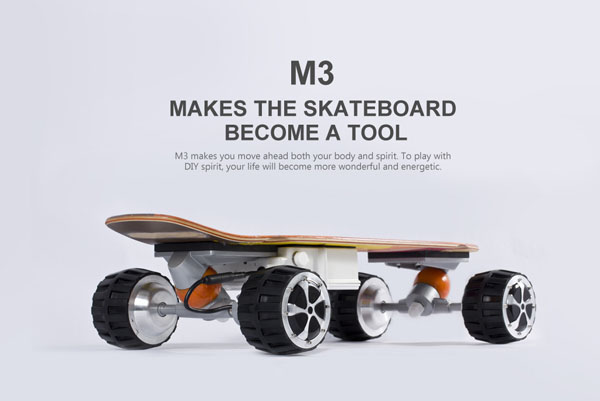 Inoltre, pendolarismo con skateboard motorizzato Airwheel M3 fornisce più divertente nel processo di pendolarismo giornaliero.