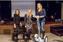 Airwheel selbststabilisierendes Scooter Gegenwart in San Francisco bringen Sie die Landschaft und die Bräuche zu fühlen