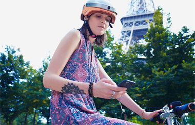 Airwheel C5 Bicycle helmet invention