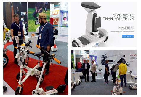 يعقبه مؤتمر الإحصائيين الأوروبيين، أخذت Airwheel CeBIT، الذي عقد في ألمانيا كما منتجاتها الجديدة الأولى الإفراج عن المؤتمر، وخمسة منتجات العلامة التجارية الجديدة للمرة الأولى الدولية.