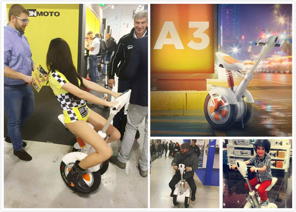 Así que James piensa que Airwheel es más que un regalo, es un estiloso aparato con alta calidad para los padres.