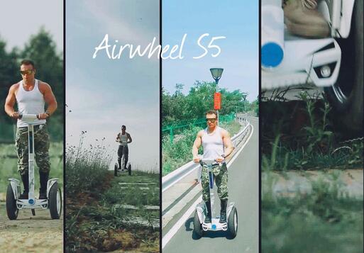 Airwheel X8 كهربائية دراجة أحادية، وبالتالي يمكن أن تكون S5 و A3 مزدوجة--عجلات الدراجات البخارية الكهربائية أكثر قوة في الهواء الطلق ووحشية ومربي الحيوانات في المظهر.