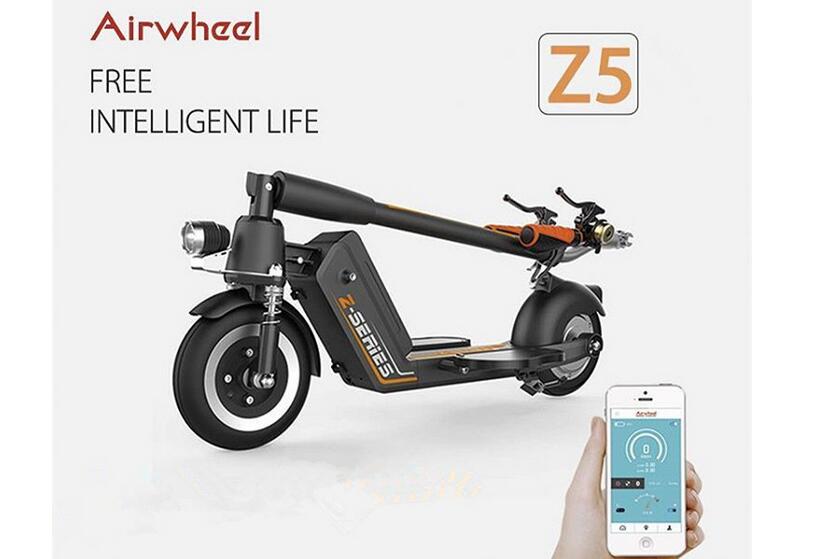 Airwheel Z5 standing up electric scooter is one of exemplars.